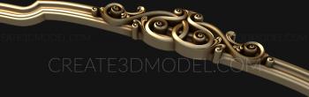 Headboard (SK_0387) 3D model for CNC machine